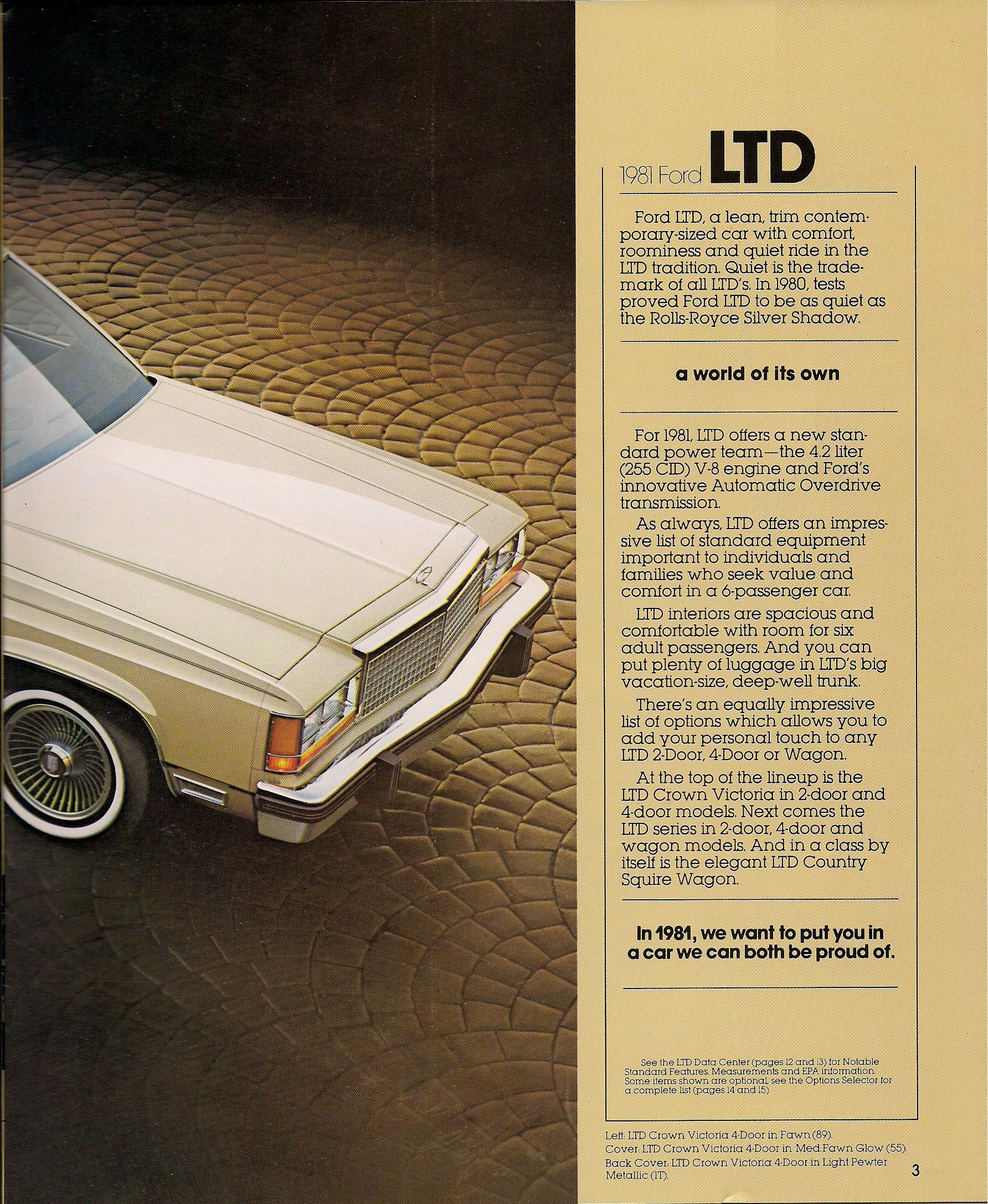 1981 Ford LTD Brochure Page 11